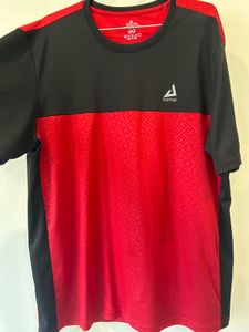 Allstyle XL size Red Gym Tshirt