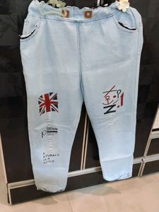 Stylish Printed Jeans