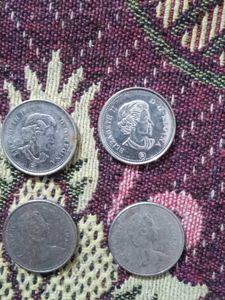 Vintage Canadian Nickel Collection