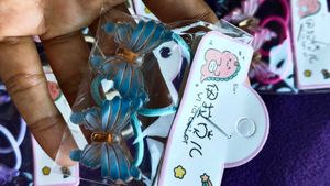 Butterfly Hair Ties 3 Pcs