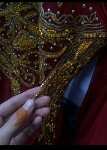 Elegant Red Ethnic Gown