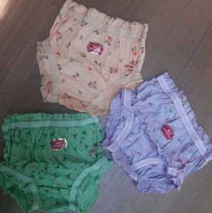 Kids Cotton Bloomers Set Pack Of 6 (65 Cm)