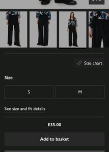 Bronte Elastic Waist Ribbed Wide Leg Trousers, Bla