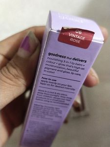 Plum Glassy Glaze Lip Lacquer -vintage rose