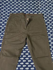 Brown Casual Chino Pants