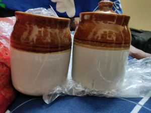 Ceramic Jar Set Of 2 - 300ml
