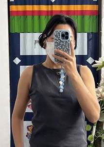 Sleeveless Black Tank Top