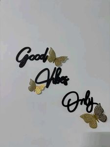 Golden Butterfly Wall Decor