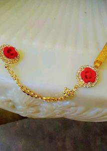 Rose Golden Brooch