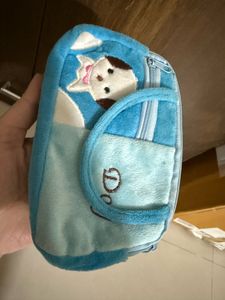 Cute Blue Dog Purse