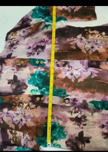 Brand New Long Floral Overcoat 30 Off On Shipping