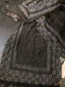 Authentic Reversible Versace Wool Scarf