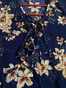 Floral Navy Dress