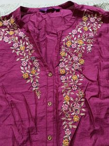 Floral Embroidered Top