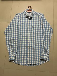 U.S. Polo Assn. Blue Checkered Shirt