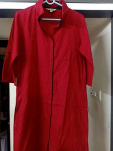 ANOUK Red Kurti Set