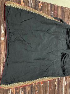 Elegant Black Embroidered Kurta Set