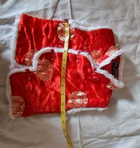 Festive Red Baby Vest