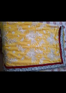 Elegant Embroidered Saree