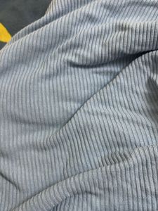 Light Blue Ribbed Crop Top