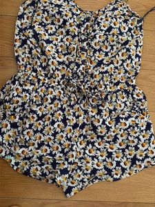 Daisy Print Romper