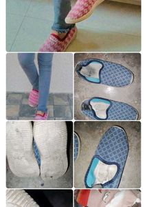 2 Pair Shoes With Socks