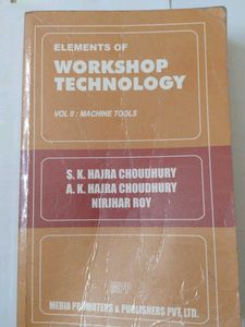 Workshop Technology Vol 1 And Vo 2