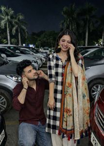 Charcoal Checks, Floral Grace ✨🖤 Set Now! 🔥🛍!