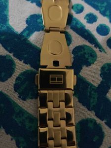 Tommy Hilfiger Gold Watch strap all links