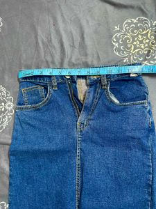 Denim Mini Skirt