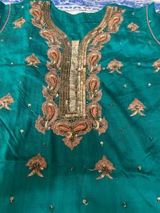 Silk churidar set for Sale