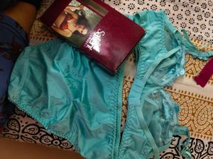 Aqua Lace Bra &amp; Panty Set