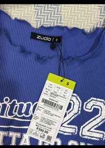 Blue &#39;Attitude 22&#39; Graphic Tee