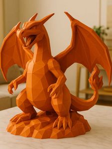 Low Poly 3d Printed Dianausour