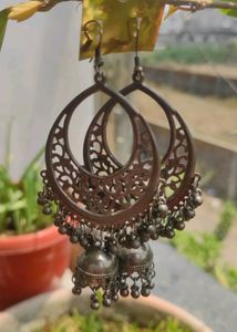 Oxidised Jhumkis