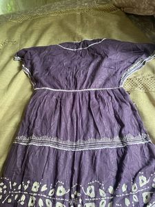 Boho Purple Tiered Dress