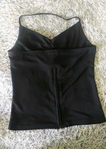 Black Halter Top