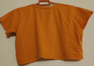 Orange Crop Top