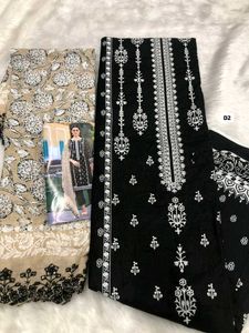 Embroidery Work Unstiched Dress Material