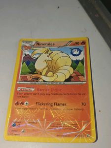 Ninetales And Vulpix Pokemon Cards