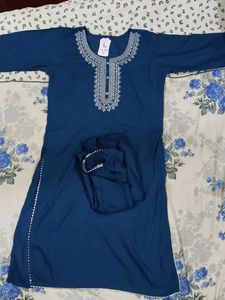 Elegant Blue Kurta Set
