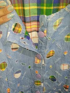 Funky Plaid Mini Dress