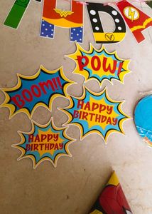 Avengers Superhero Birthday Party Decoration