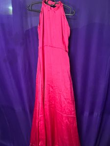 Satin Long Dress