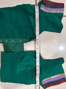 Embroidery  Work Teal Saree