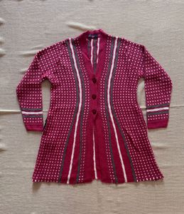 Womens Buttoned Sweater