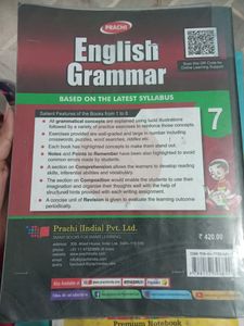 CBSE English Grammar Book Class 7