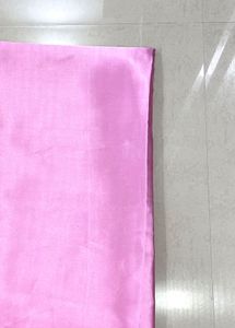 Baby pink satin saree