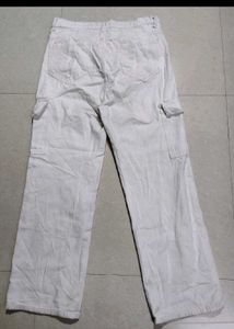 Zara White Cargo