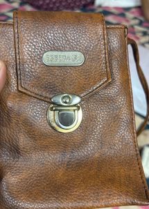 Esbeda Brown Crossbody Bag